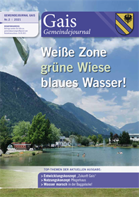 Titelbild Gemeindejournal Gais - Ausgabe 2/2021